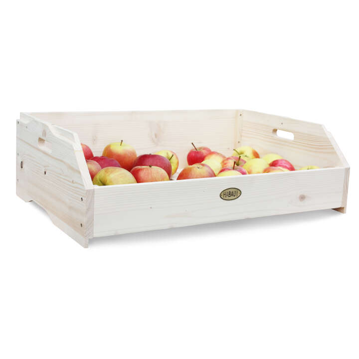 HABAU Stapelbare Holzkiste MAXI für Obst und Gemüse